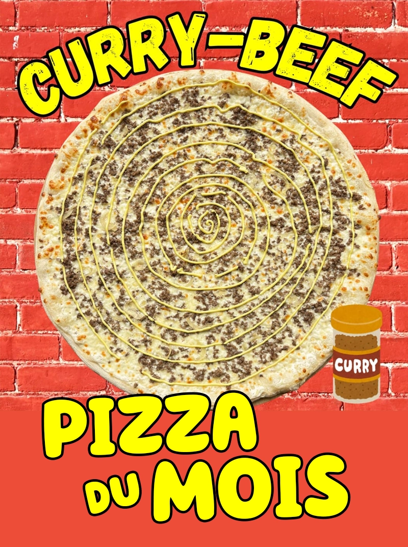 Pizza du mois : Curry Beef
